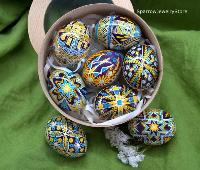 Real Ukraine souvenir Traditional Ukrainian Pysanka Home decor  Gift for her mom