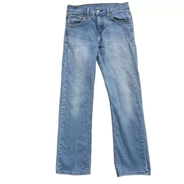 Jeans Levis 527 W29 L30 da uomo azzurri slim aderenti denim elasticizzato