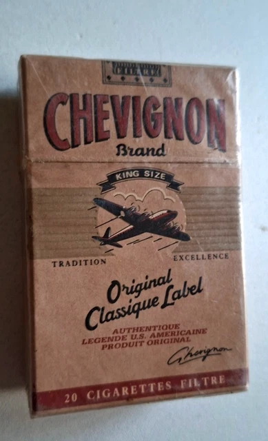 CHEVIGON PAQUET DE Cigarettes Vintage Collector EUR 40,00