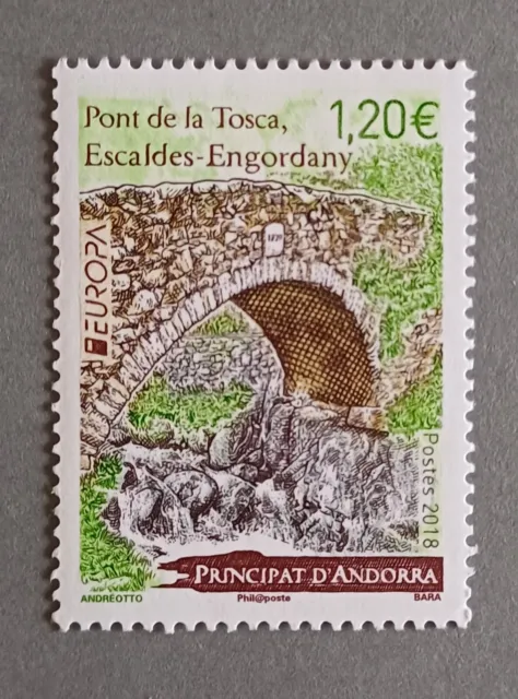 France Andorre Andorra  2018  814  Neuf luxe ** Pont de la Tosca