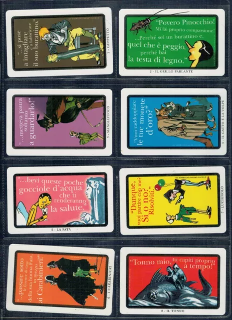 Gian - Série Thématique De 8 Cartes Téléphoniques " Pinocchio " Nouvelle