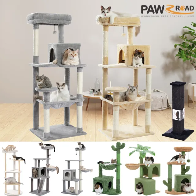 PAWZ Road Cat Tree Scratching Post Scratcher Tower Condo House Bed Furniture Bed