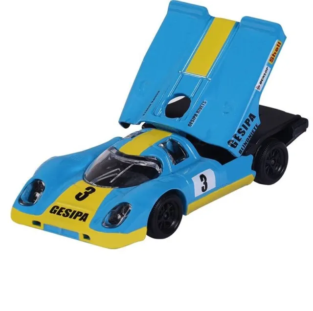 Majorette Porsche 917 KH Sky Blue Racing Cars 1:64 Scale 3 Inch Toy Car