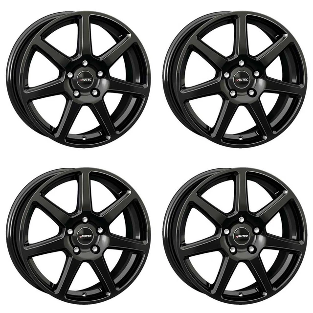 AUTEC SKANDIC Alufelgen 6,5x16 ET48 - 4 Stück Schwarz Matt Für VW Touran & Caddy