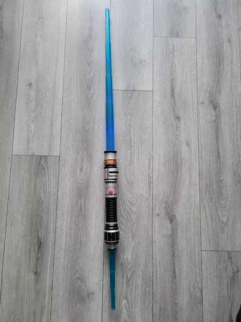 Hasbro Star Wars Lightsaber Obi-Wan Kenobi Light T Blue Rare 2009 LFL. Working.