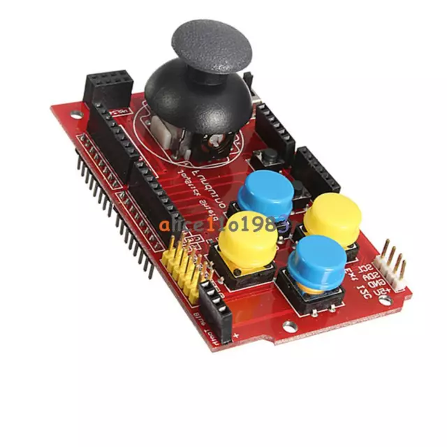 Green/Red JoyStick Keypad Shield for Arduino 2009 UNO Mega 1280 Mega 2560 US