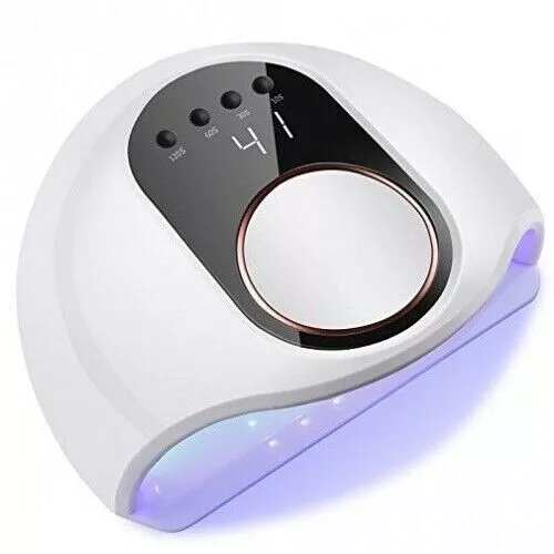 Lampada Led Uv 130W Manicure Ricostruzione Unghie Asciuga Smalto cir