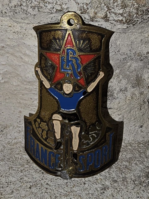 Plaque GRIFFON PARIS Vélo Ancien Altes Fahrrad Bici Epoca Vintage RARE