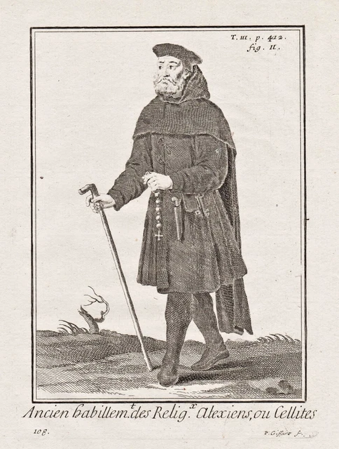 ALEXIENS CELLITES ALEXIANER Alexians Monks Ordenstracht Costume ...