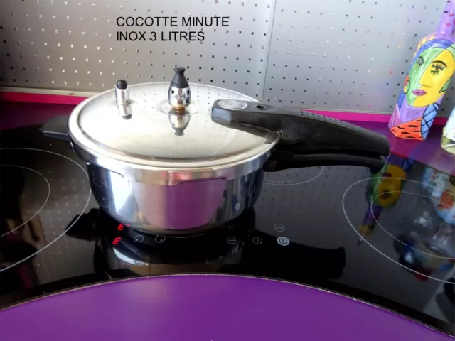 Cocote Minute Autocuiseur 3 Litres Special Fond Induction Neuve