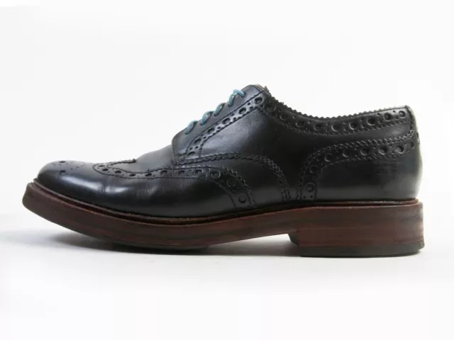 GRENSON BLACK WINGTIP Shoes 25710 $43.61 - PicClick
