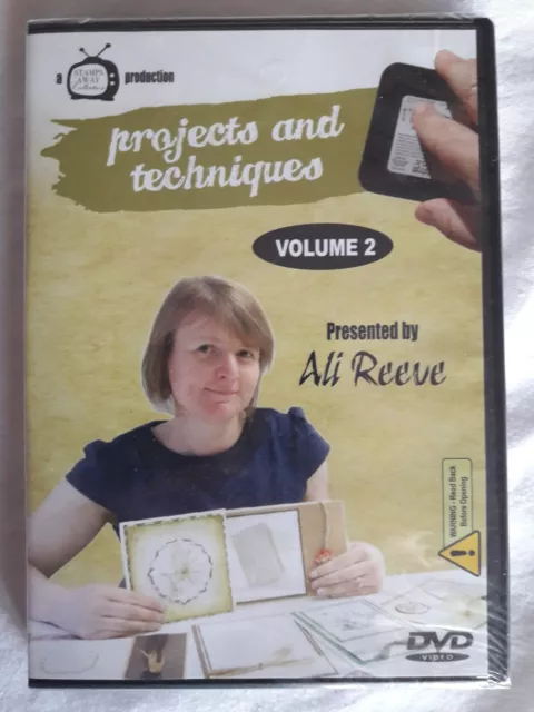 "Stamps Away Collection: Projects and Techniques Volume 2 Ali Reeve DVD. Sealed.