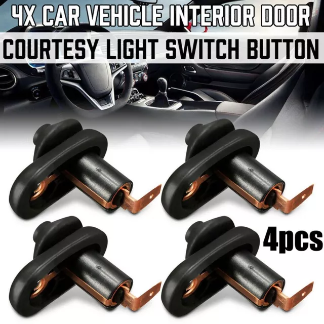 4x Car Door Light Side Door Panel Sensor-Switch,Universal Trunk-Accs