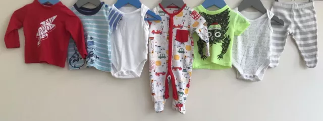 Baby Boys Bundle Of Clothing Age 0-3 Months Disney M&S Mothercare
