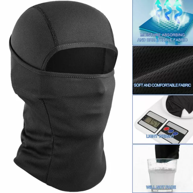 (Pack of 3) Balaclava Windproof Full Face Mask Tactical Sport Outdoor Biker Hood