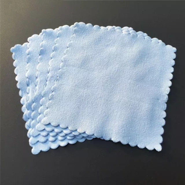 20pcs Nano Microfiber Towels Microfiber Dishwasher Cleaning Cloth 10*10cm Blue