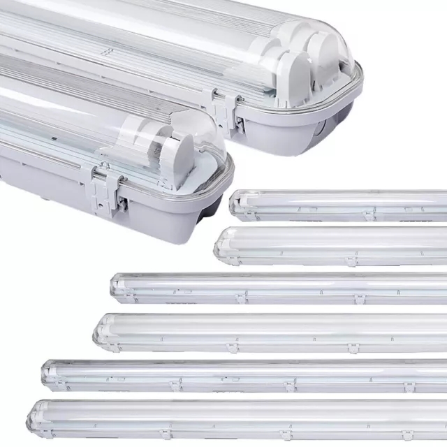 Lámpara de sala húmeda LED sótano lámpara de taller luz de bañera sala húmeda 120/150 cm