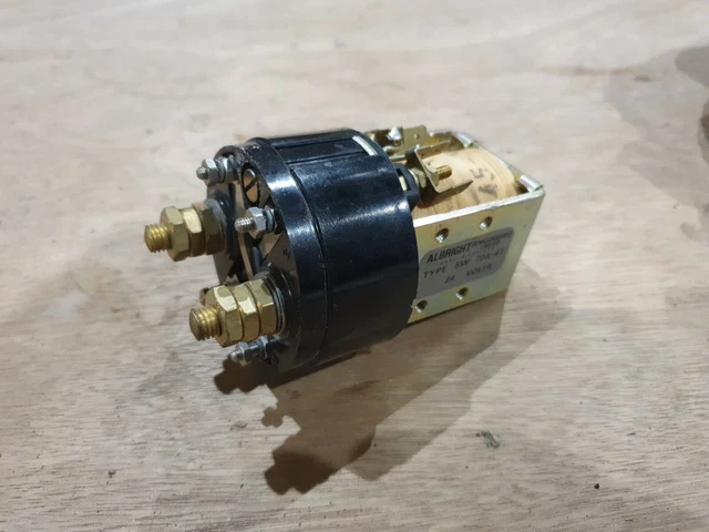 Albright SW 70A-47 24V starter solenoid contactor Military truck Bedford etc NOS