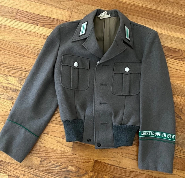 VINTAGE AUTHENTIC EAST German Military Officer Jacket 9.99 PicClick