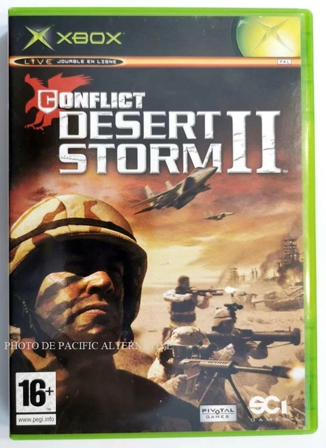 jeu CONFLICT DESERT STORM II 2  XBOX (First Gen 1) francais guerre tir COMPLET
