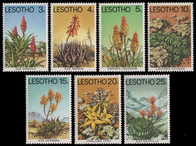 Lesotho 1977 - Mi-Nr. 221-227 ** - MNH - Wüstenpflanze / Desert plants