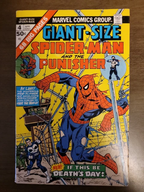 Marvel: Giant Size Spider-Man & the Punisher #4 (1975) 3RD PUNISHER APPEARANCE!!