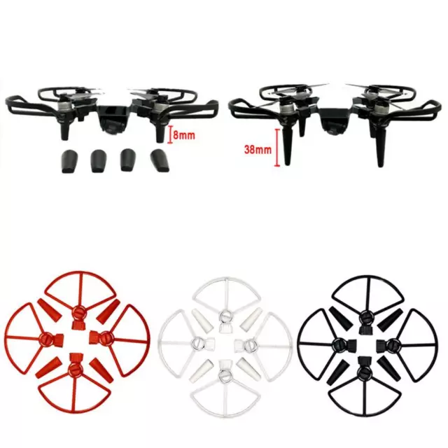 Propeller Guards+Landing Gear Stabilizers Protection Set For DJI Spark Drone E