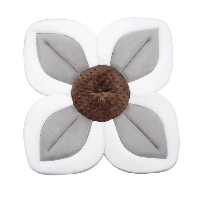 Baby Bath Pad for Infant Newborn to Toddler Soft Flower Petals Sink Bathtub Gift