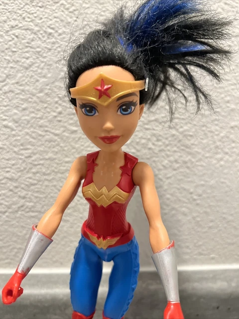 DC COMICS SUPER Hero Wonder Woman Girls Barbie Doll Mattel 2015 $7.99