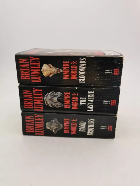 Brian Lumley Vampire World Volumes 1 to 3 Paperback Books (AN_7305)