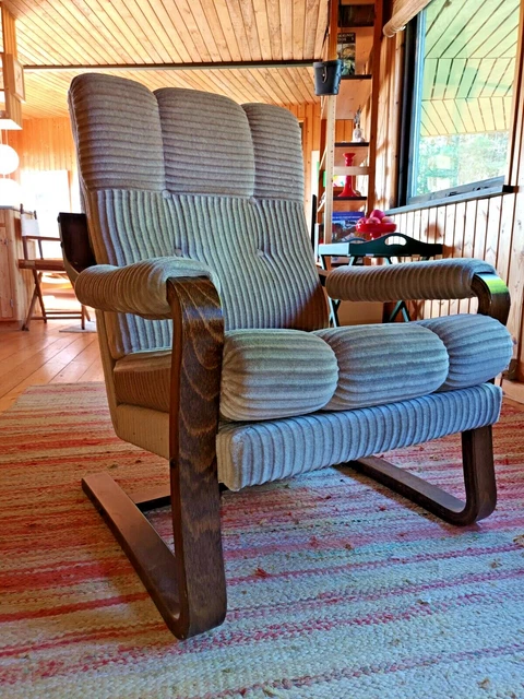 Designer Chair Vintage Cantilever 60er Easy Chair Denmark Danish 50