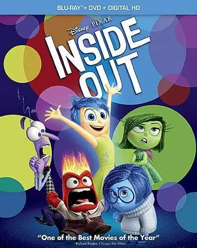 Inside Out (Blu-ray/DVD Combo Pack + Digital Copy) - Blu-ray - VERY GOOD