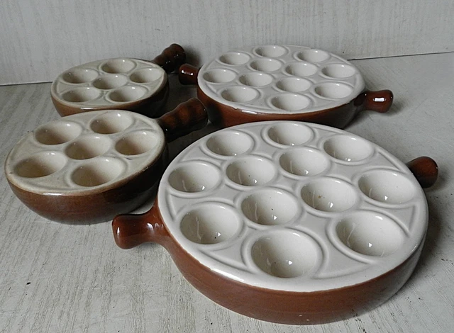 4 plats a escargots Pyrex - Arts de la table