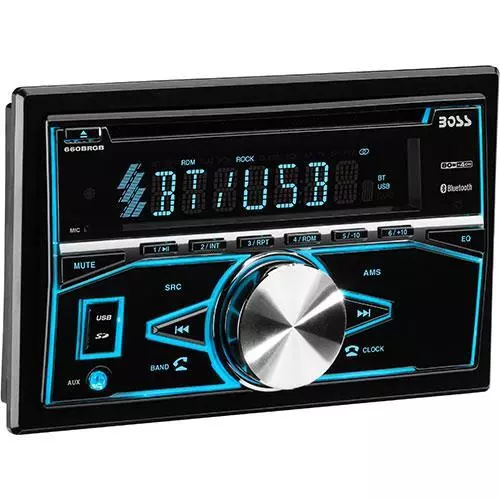 Boss Audio 660BRGB Bluetooth Indash Car Stereo