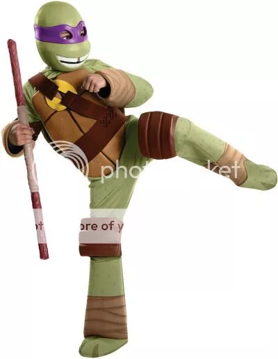 BAMBINI TEENAGE MUTANT Ninja Turtles Deluxe Imbottito Donatello Viola  Costume EUR 44,79 - PicClick IT