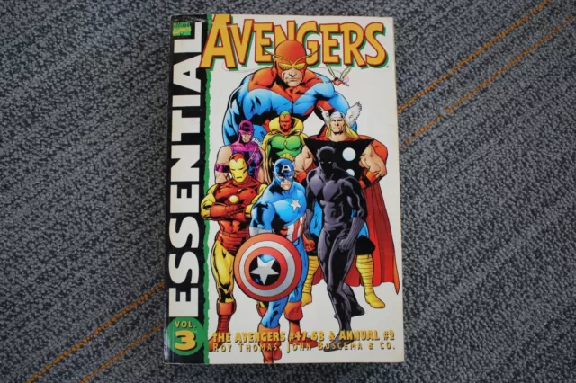 Marvel Essential Vol. 3 Avengers #47-68 & Annual #2 1st printing