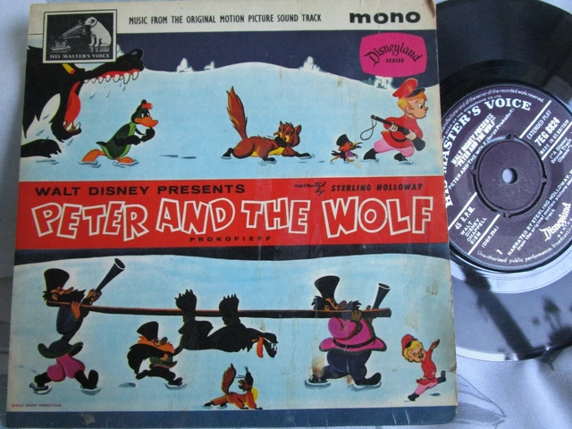PETER AND THE Wolf - Walt Disney Various Artists HMV 7EG8824 Vinyl