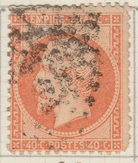 Francia Frankreich France 1862 Napoleon 40c Used Stamp Y&T 23 €15 A23P11F11767