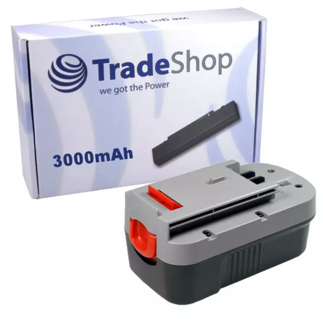 AKKU 18V 3000mAh Ni-MH für Black&Decker GKC1817 GLC610 GKC1817NH GKC1817P