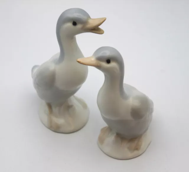 Vintage Otagiri Japan Set Of Porcelain Duck/Geese Figurines