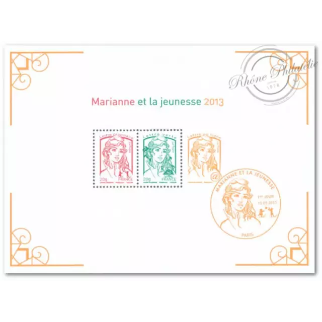 France Blocs N°133 Et N°F4781 Marianne Et La Jeunesse, Timbres Neuf** 2013 2