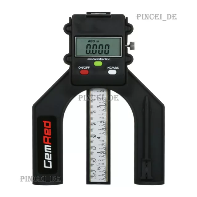 Measuring Tool Digital Depth Gauge 0-80mm Depthometer Depth Indicator Gauge 3
