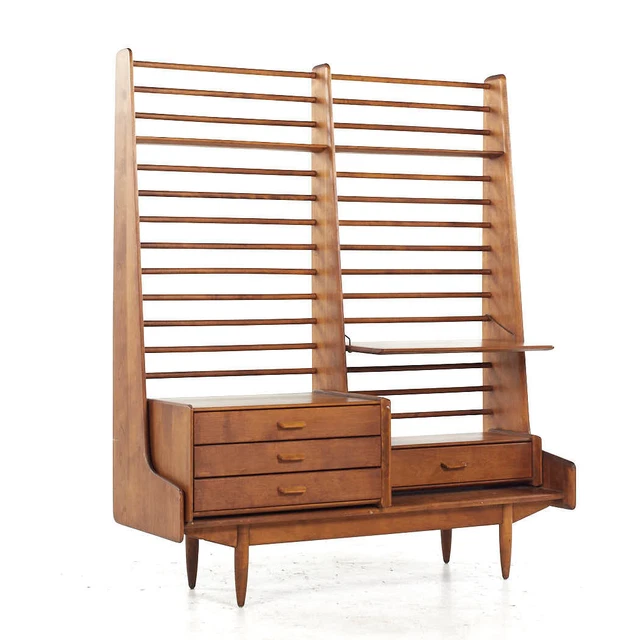 Conant Ball Mid Century Maple Room Divider