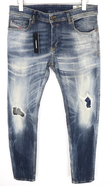DIESEL SLEENKER SLIM SKINNY JEANS 0827K STRETCH W38 L32 4514