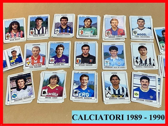 Autocollant Panini Calciatori 1989-90 - Ruud Gullit AC Milan (N°241) - Rare Et Neuf