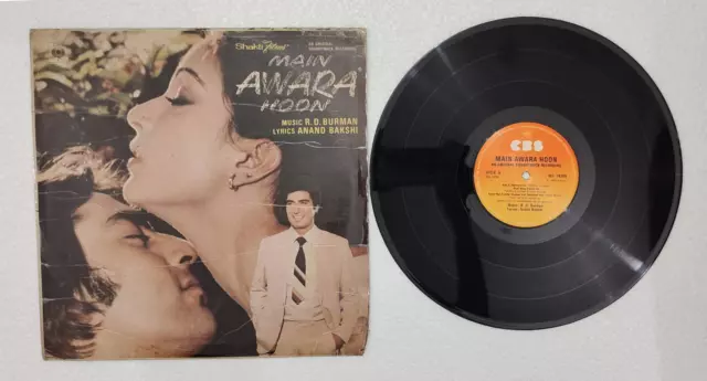 Main Awara Hoon Bollywood Movie, CBS OST Vinyl 33 1/3 RPM LP Record LP-447