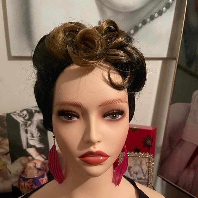 STYLISH SHORT MOHAWK CUT—Silky straight Hair with light brown highlights