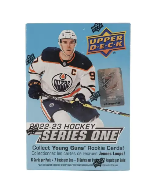 2022-23 Upper Deck Series One Hockey Blaster Box 7 Pack Young Guns Rookie Card 1