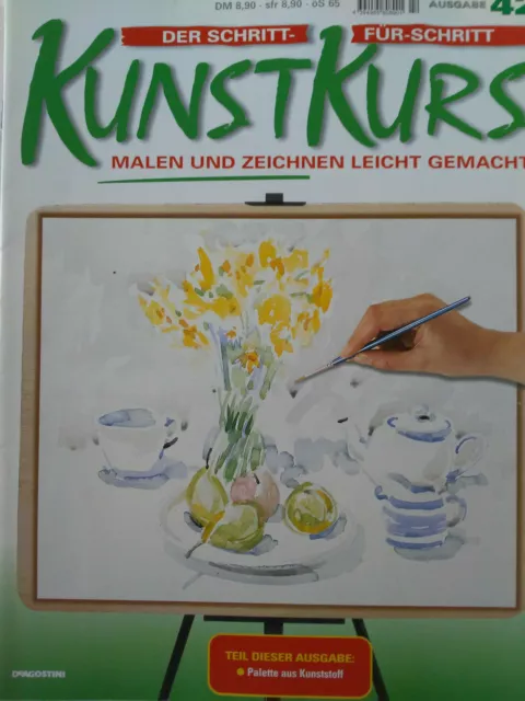 Ausgabe 42, Der Schritt-für-Schritt Kunstkurs, Malen und Zeichnen leicht gemacht
