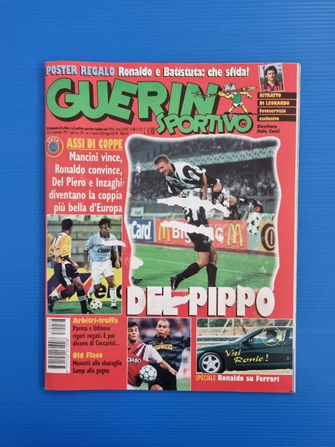 Revue Guerin Sportivo 1995 - Stoichkov, Bergkamp, Valentino Mazzola, Roberto Carlos - Occasion